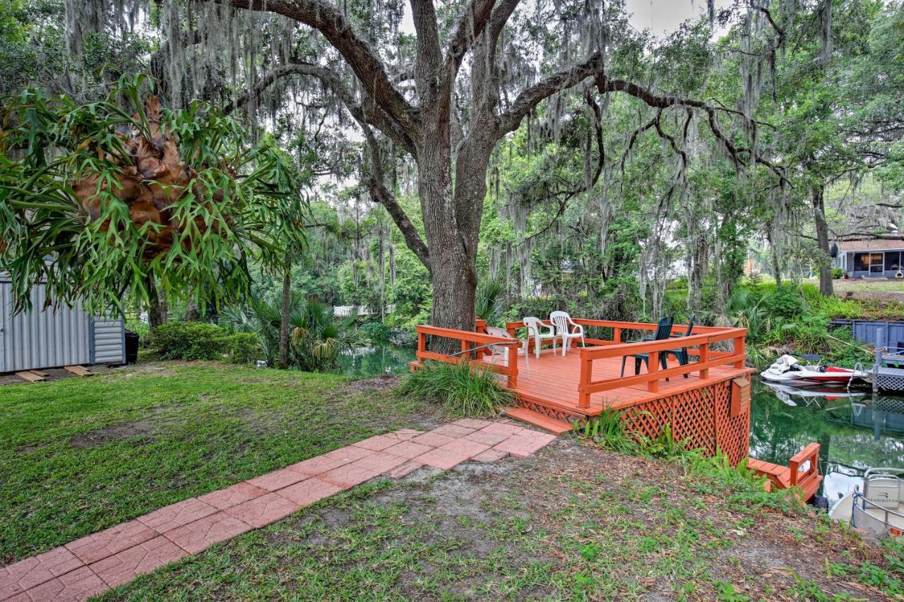 Riverfront Dunnellon Home With Private Dock! Exterior photo